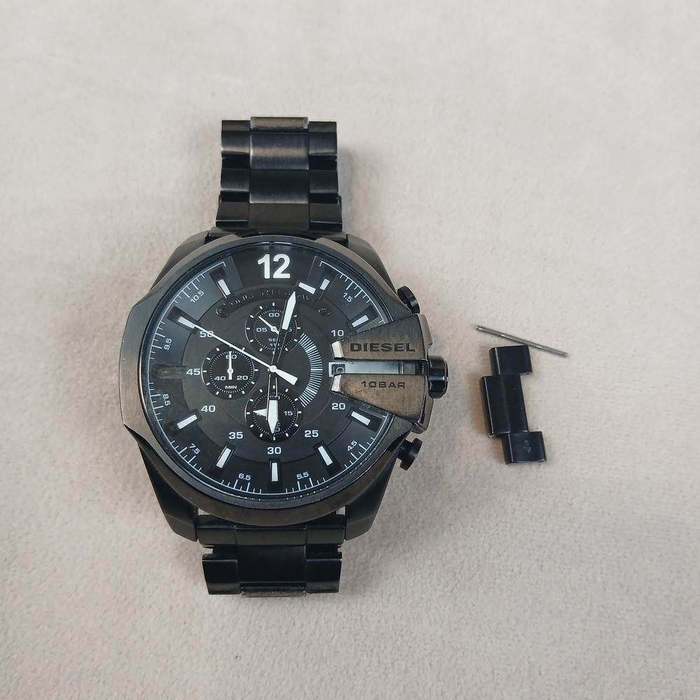 Diesel DZ4355 Mega Chief Men's Black Watch 51mm